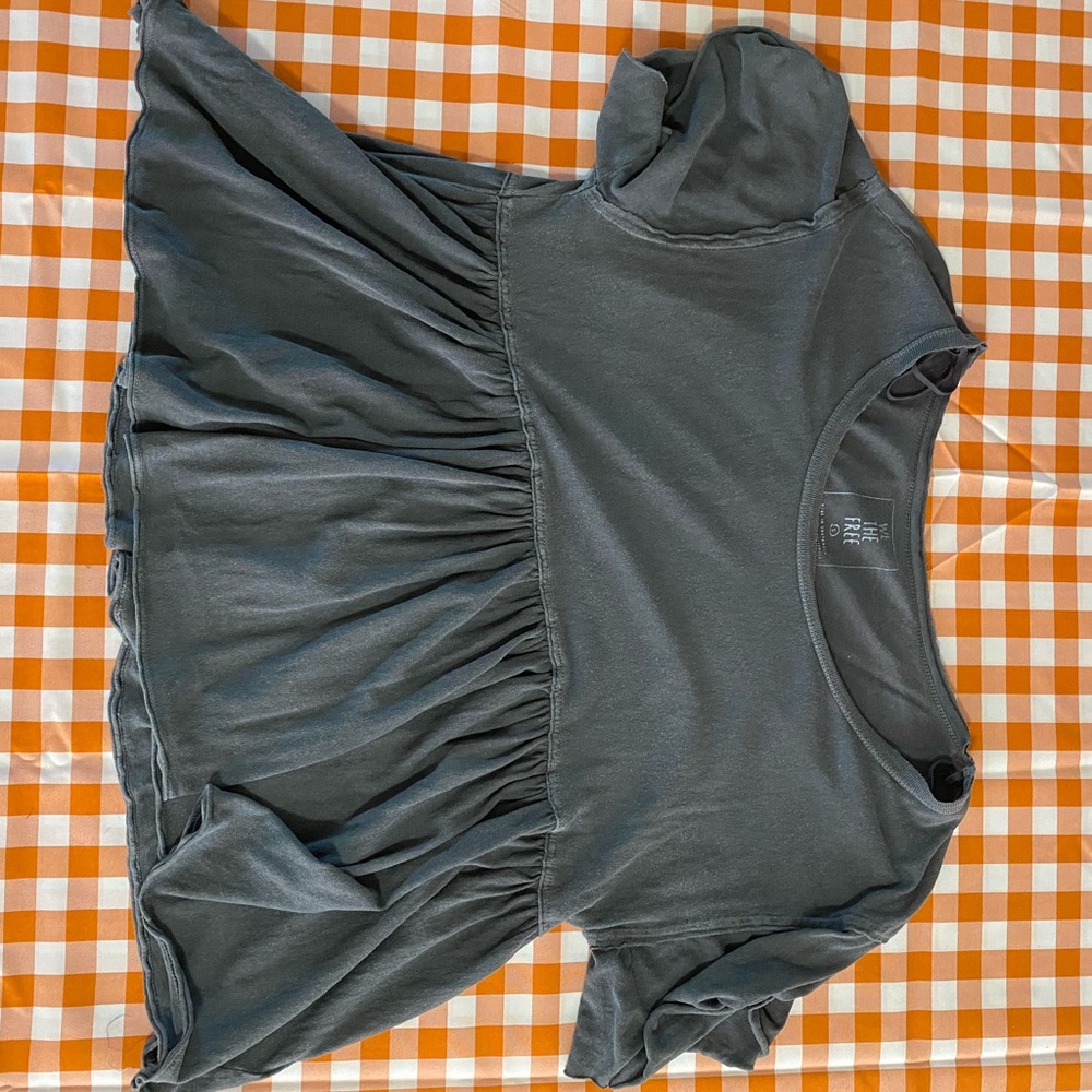 Peplum baby doll top